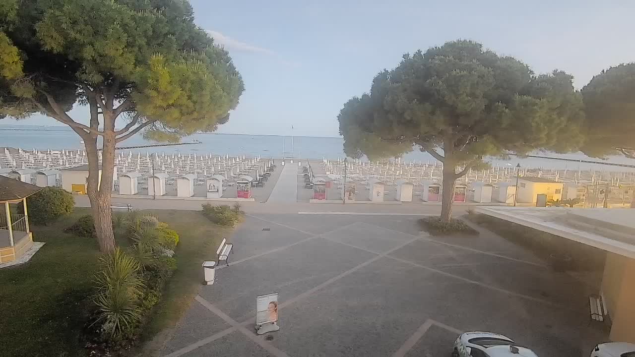Grado Strand Eingang | Live-Ansicht der Küste