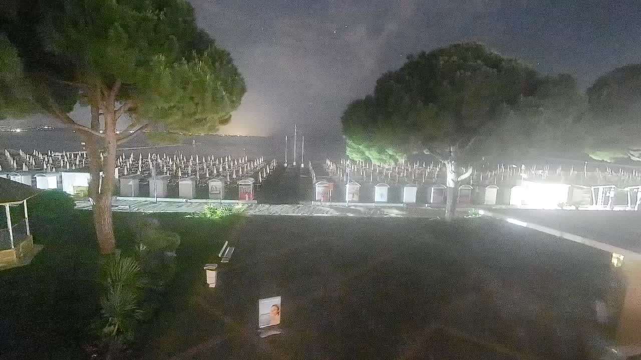 Grado Ulaz na Plažu | Pogled Uživo na Obalu