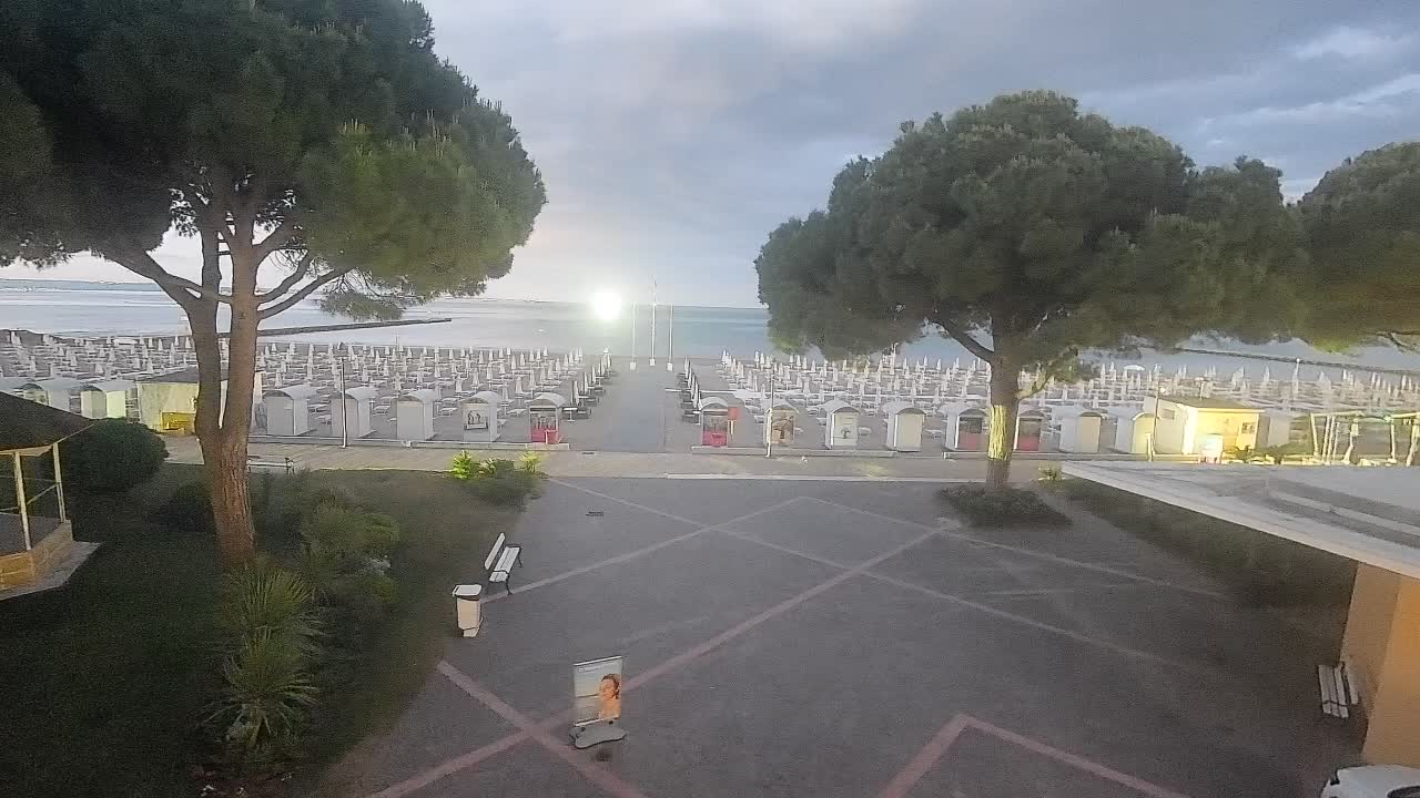 Entrée Plage Grado | Vue en Direct sur le Littoral