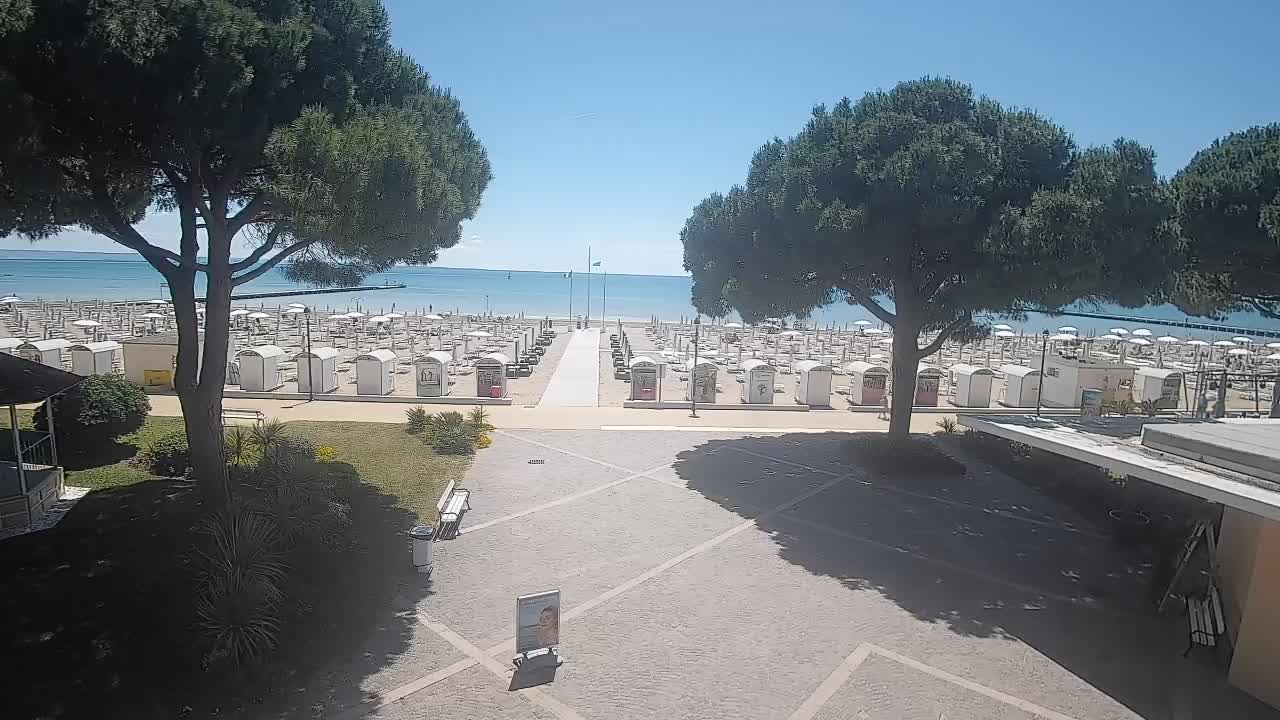 Webcam de Grado – Entrada de la playa (Lido di Grado)