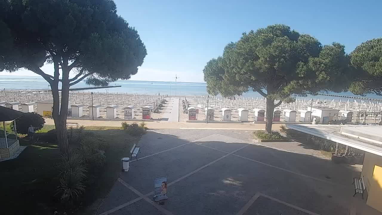 Spletna kamera Gradež (Grado) – Vhod na plažo