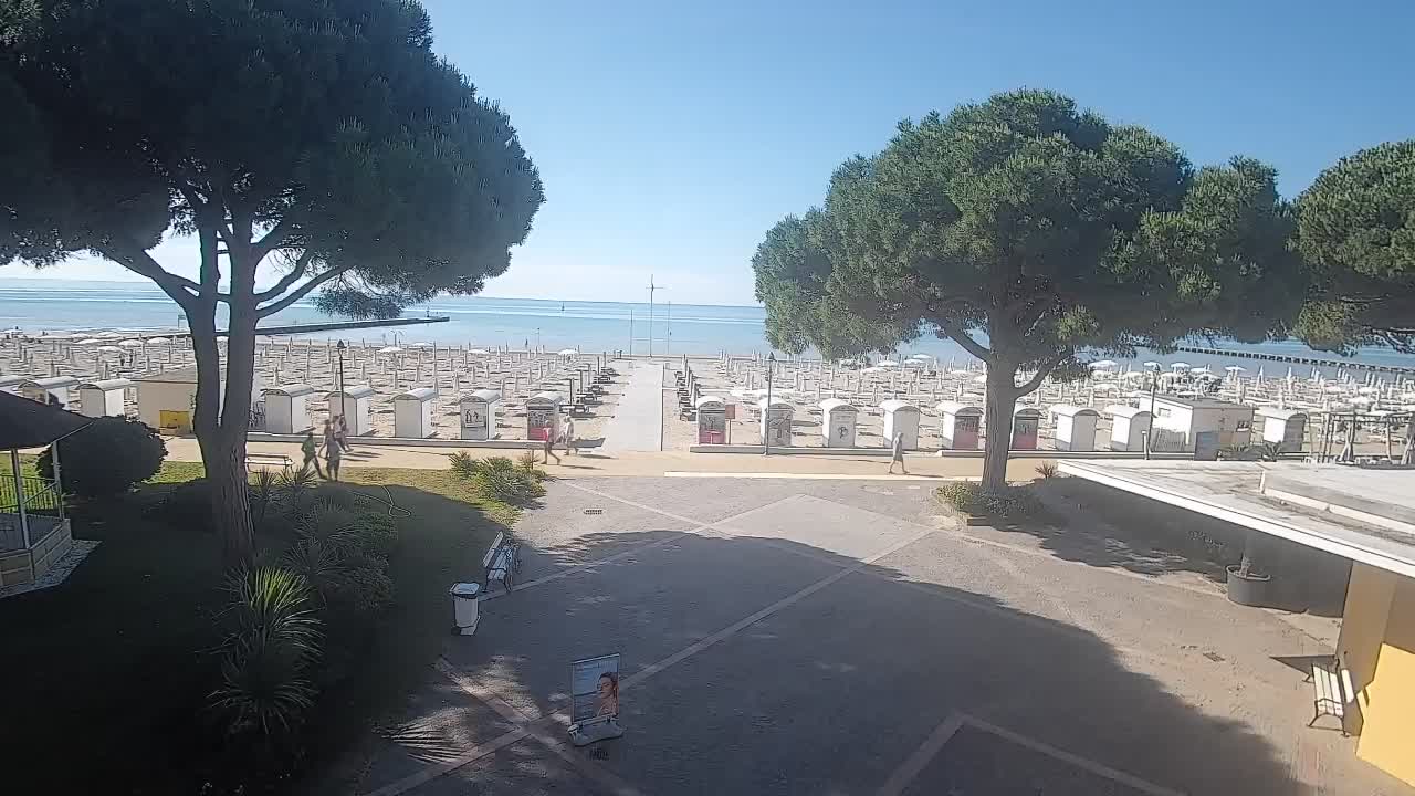 Spletna kamera Gradež (Grado) – Vhod na plažo
