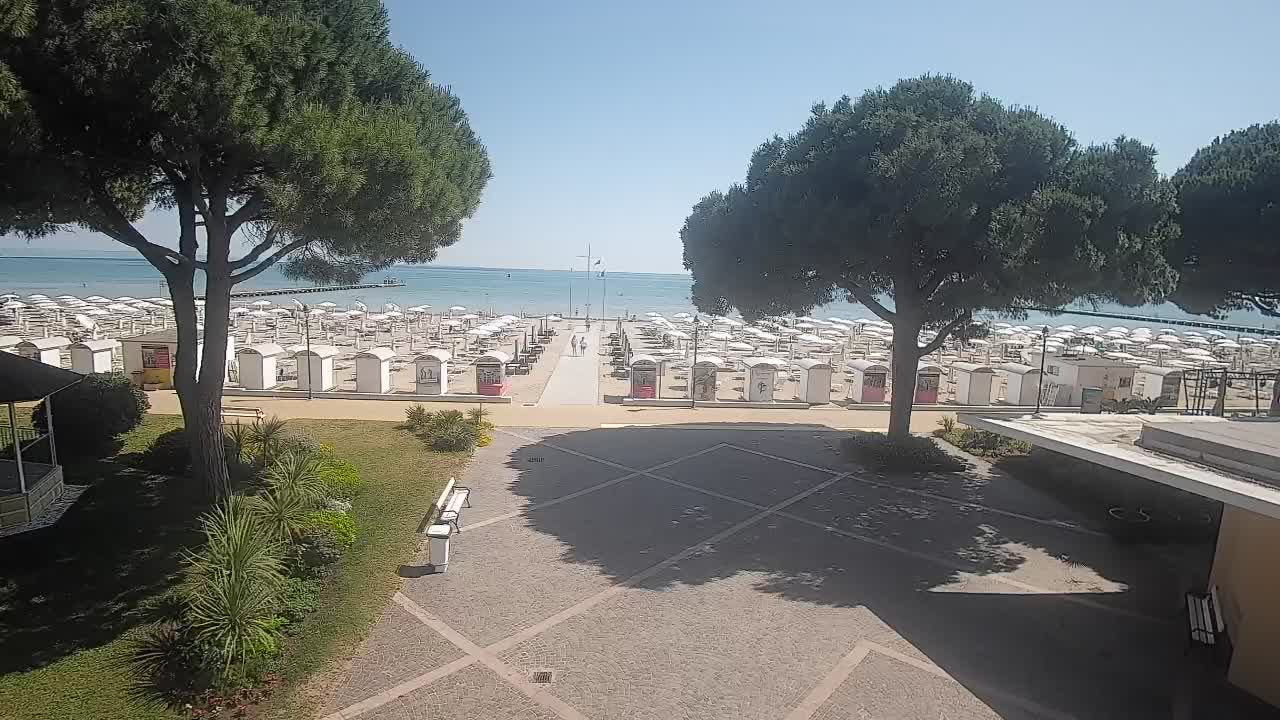 Spletna kamera Gradež (Grado) – Vhod na plažo