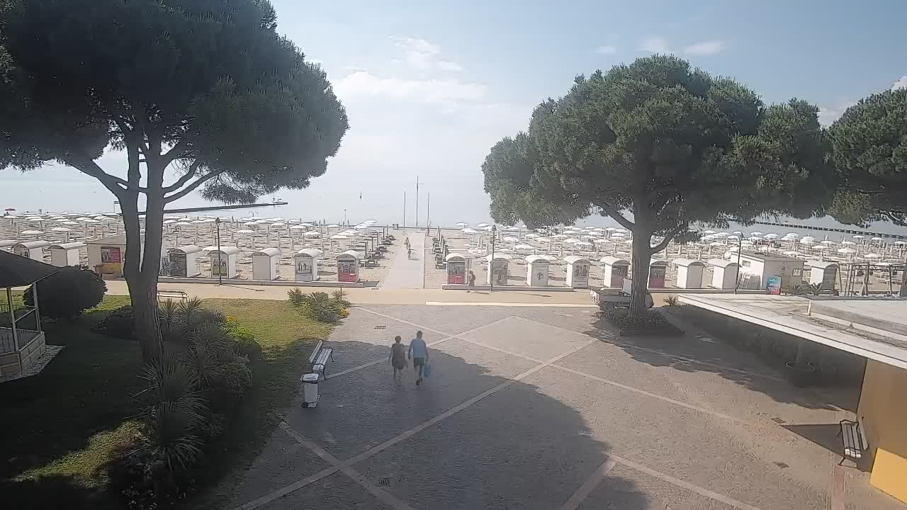 Spletna kamera Gradež (Grado) – Vhod na plažo