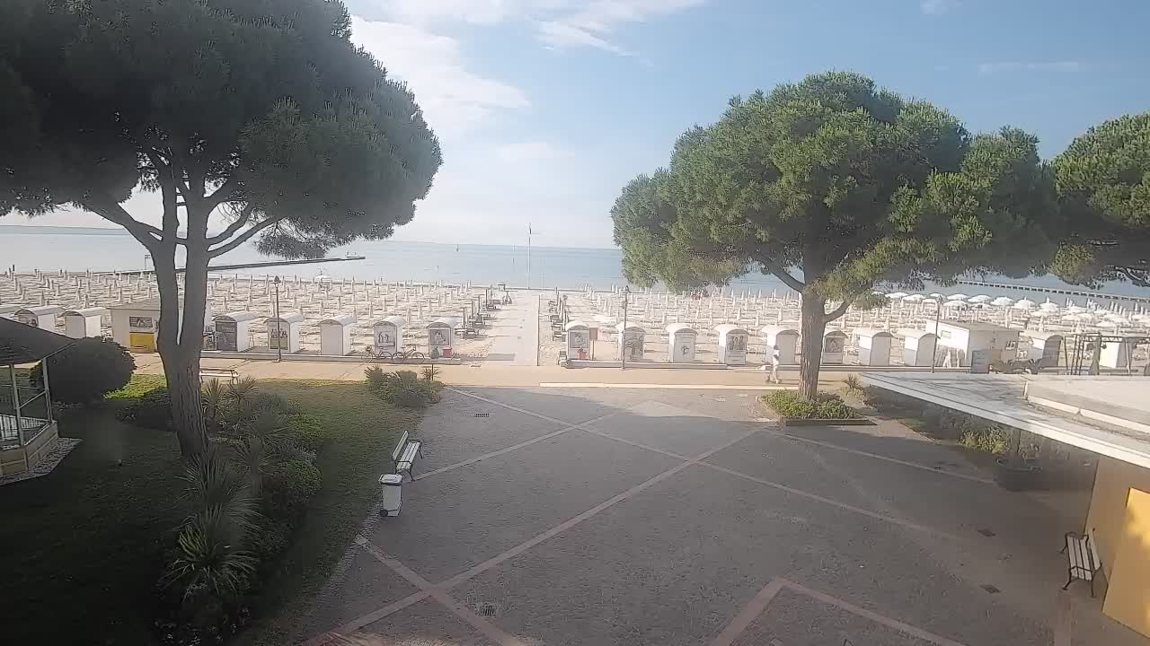 Spletna kamera Gradež (Grado) – Vhod na plažo