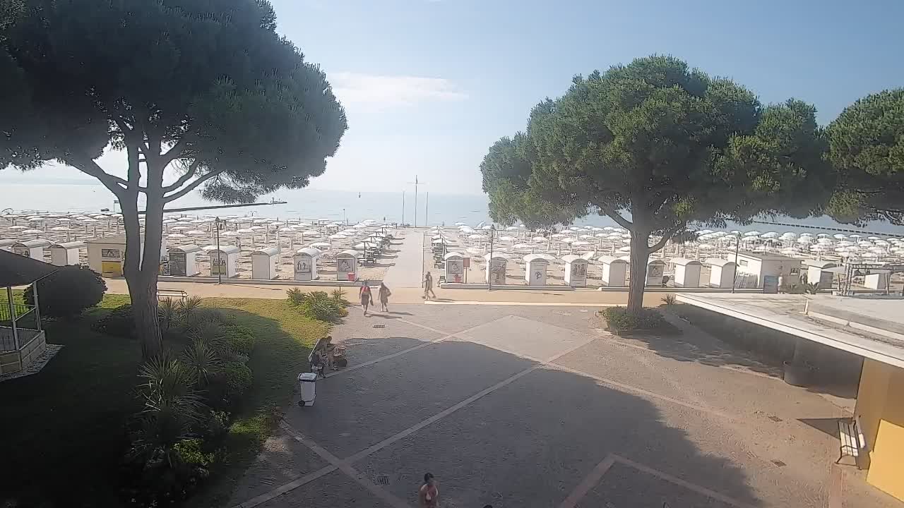 Spletna kamera Gradež (Grado) – Vhod na plažo