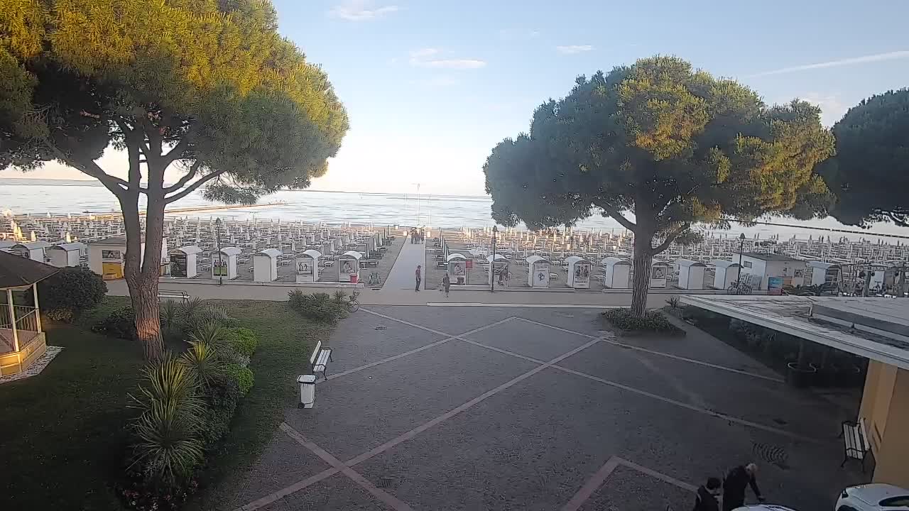 Grado Strand Eingang | Live-Ansicht der Küste