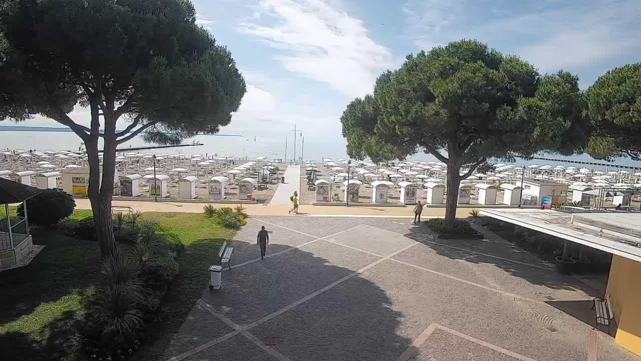 Webcam de Grado – Entrada de la playa (Lido di Grado)