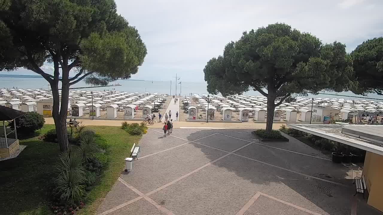 Spletna kamera Gradež (Grado) – Vhod na plažo