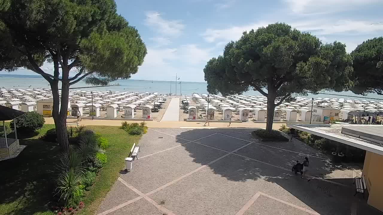 Spletna kamera Gradež (Grado) – Vhod na plažo