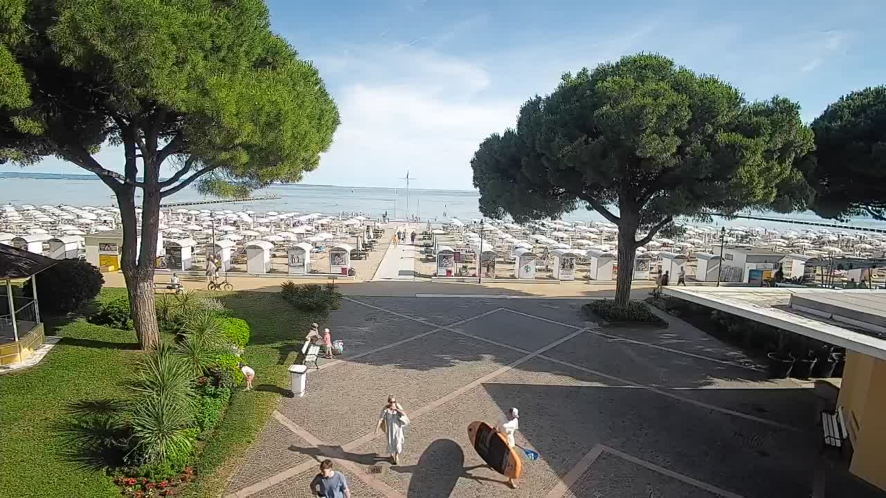 Webcam de Grado – Entrada de la playa (Lido di Grado)