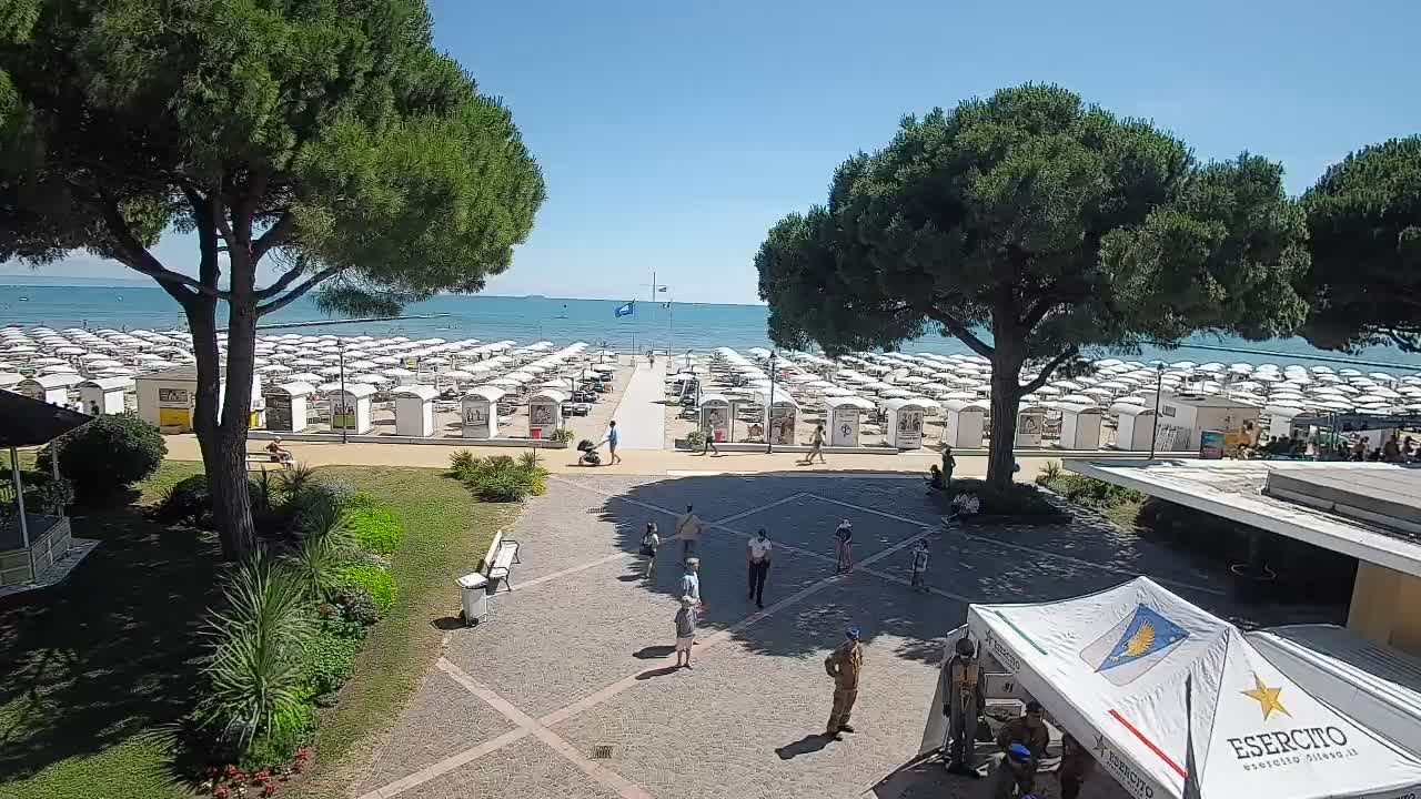 Webcam de Grado – Entrada de la playa (Lido di Grado)