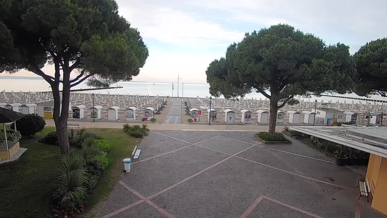 Grado Strand Eingang | Live-Ansicht der Küste