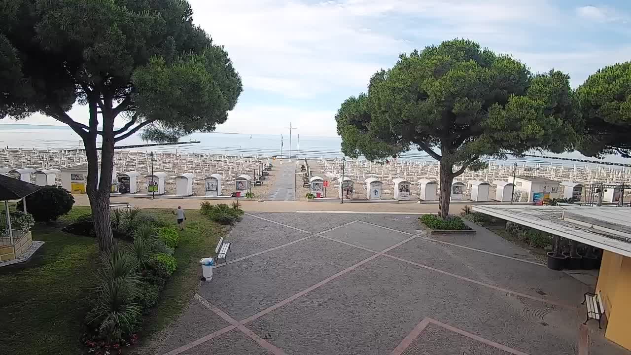 Entrée Plage Grado | Vue en Direct sur le Littoral