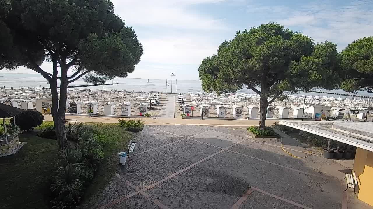 Entrée Plage Grado | Vue en Direct sur le Littoral