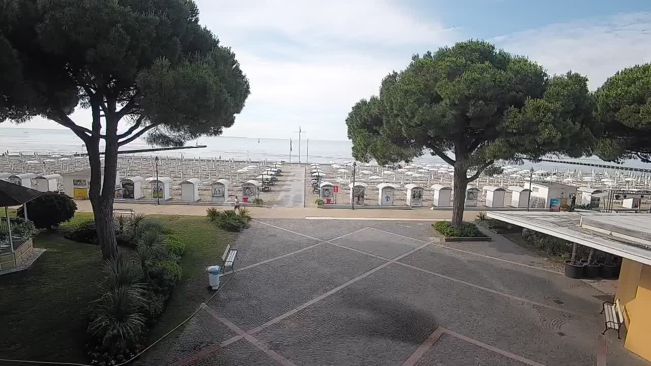 Grado Strand Eingang | Live-Ansicht der Küste