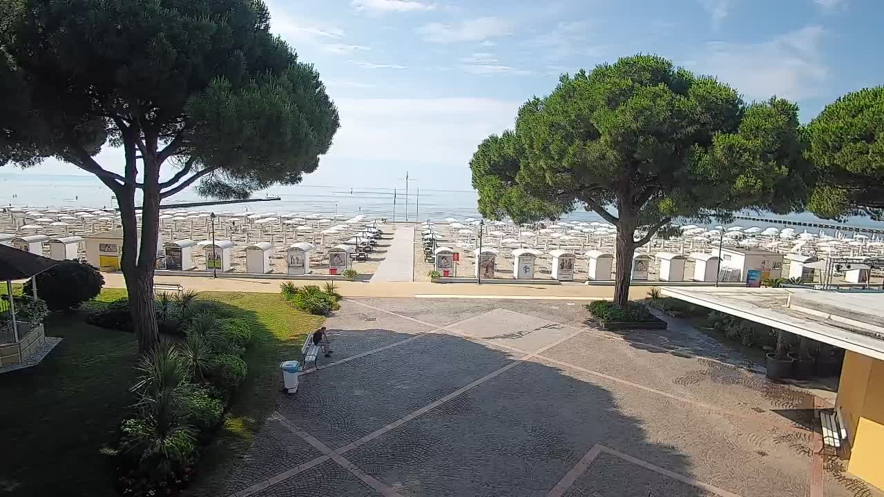 Grado Strand Eingang | Live-Ansicht der Küste