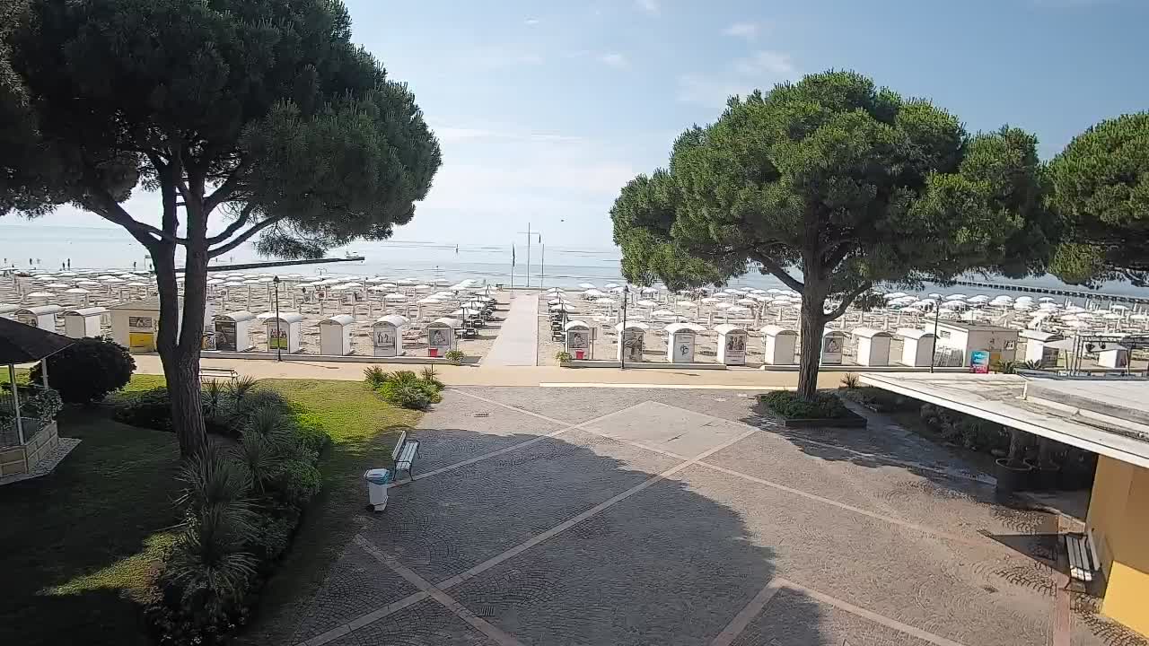 Grado Strand Eingang | Live-Ansicht der Küste