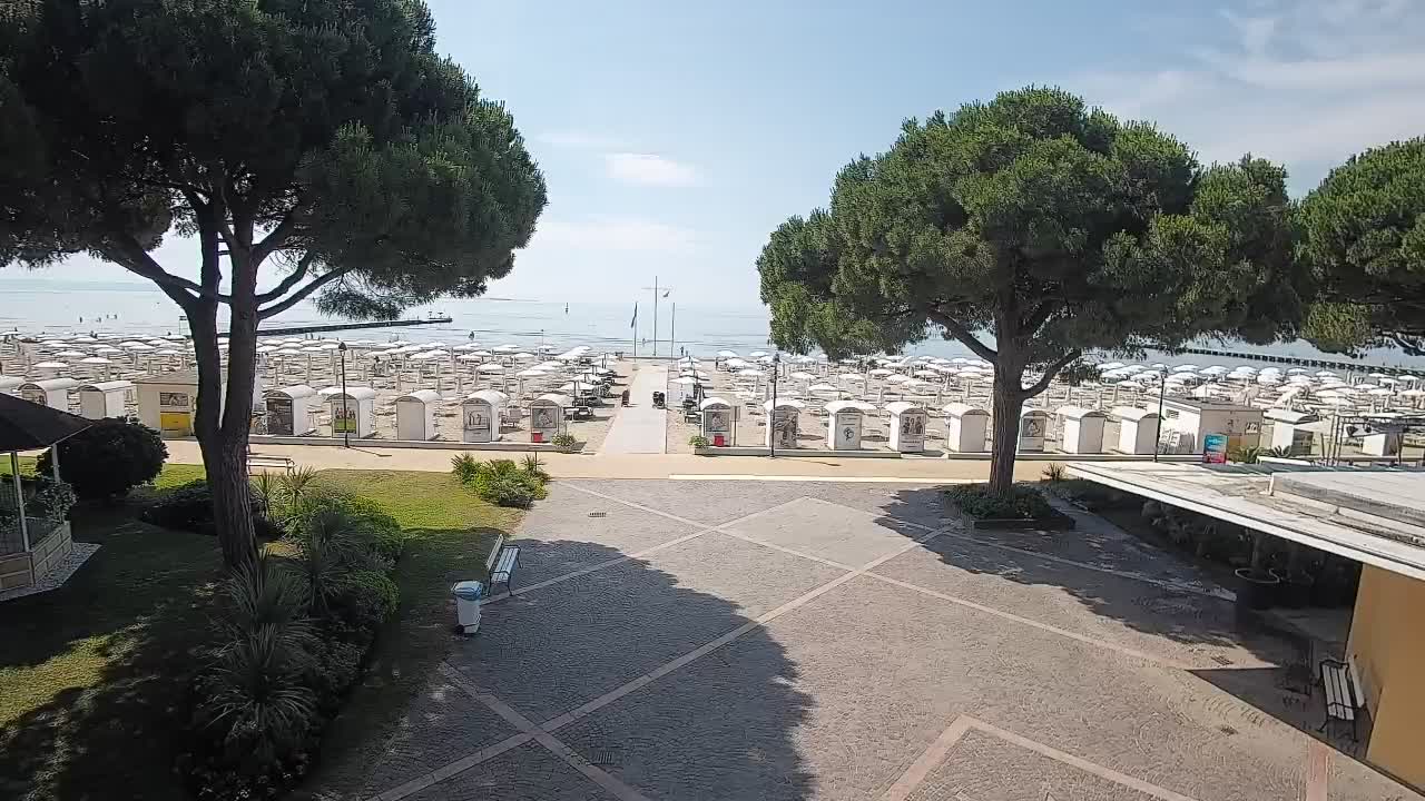 Grado Strand Eingang | Live-Ansicht der Küste
