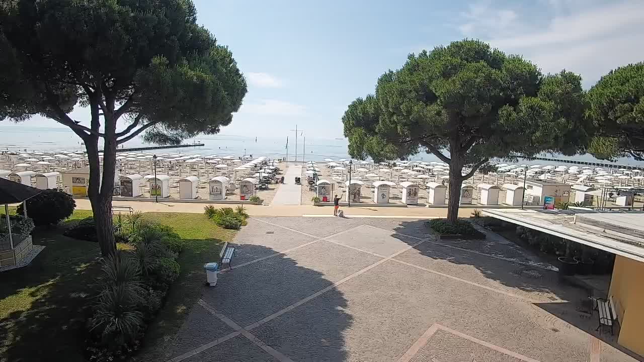 Entrée Plage Grado | Vue en Direct sur le Littoral