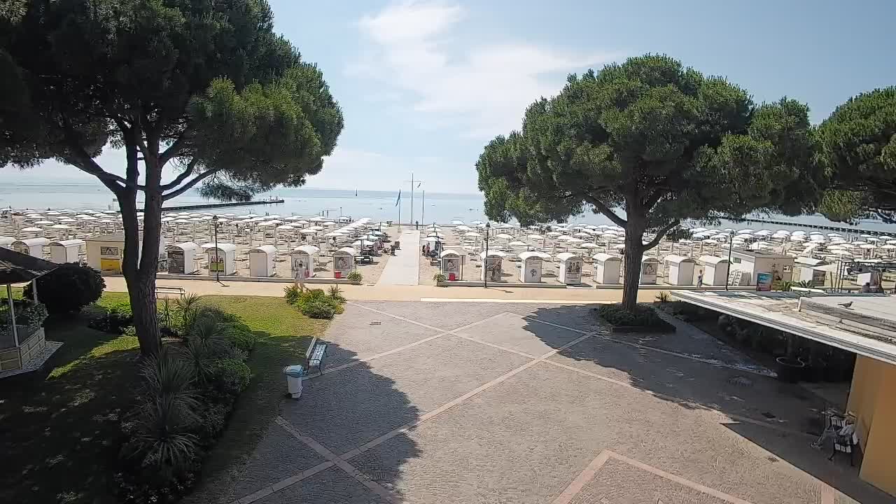 Grado Strand Eingang | Live-Ansicht der Küste