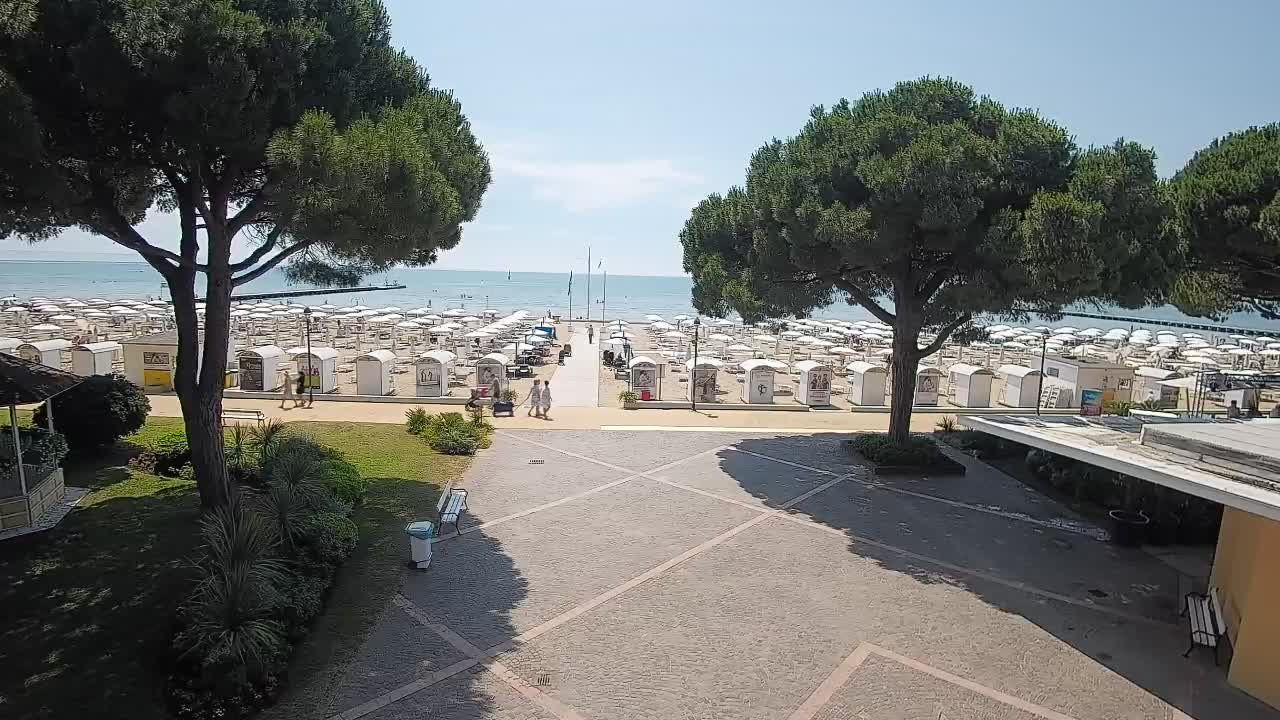 Entrée Plage Grado | Vue en Direct sur le Littoral
