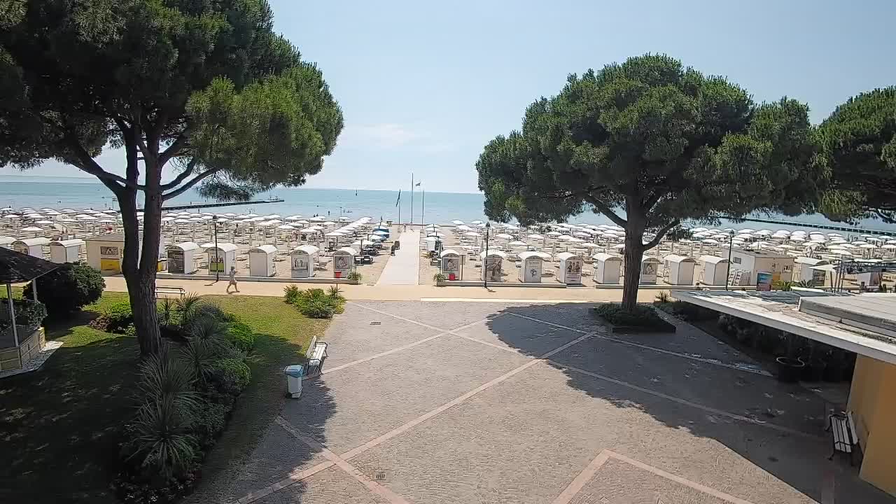 Grado Strand Eingang | Live-Ansicht der Küste