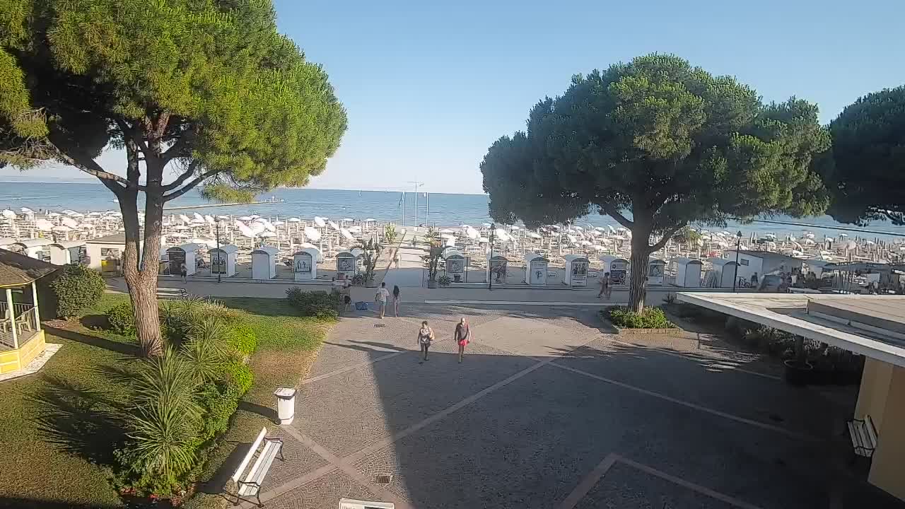 Spletna kamera Gradež (Grado) – Vhod na plažo