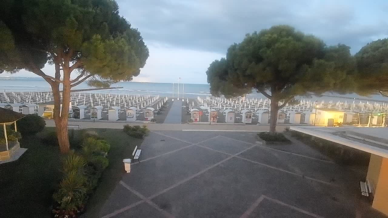 Grado Strand Eingang | Live-Ansicht der Küste