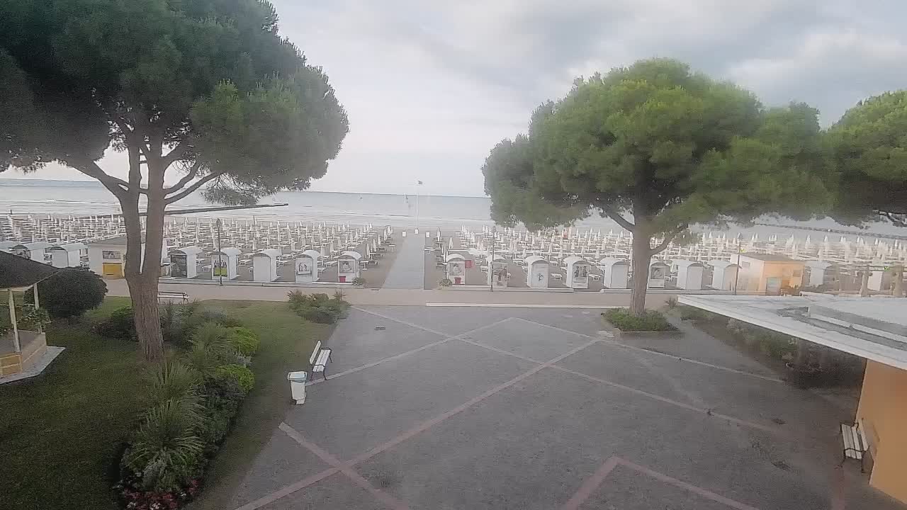 Entrée Plage Grado | Vue en Direct sur le Littoral