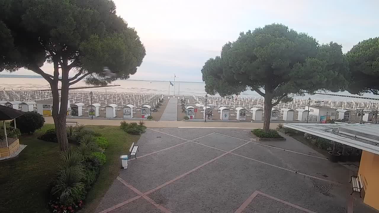Grado Strand Eingang | Live-Ansicht der Küste