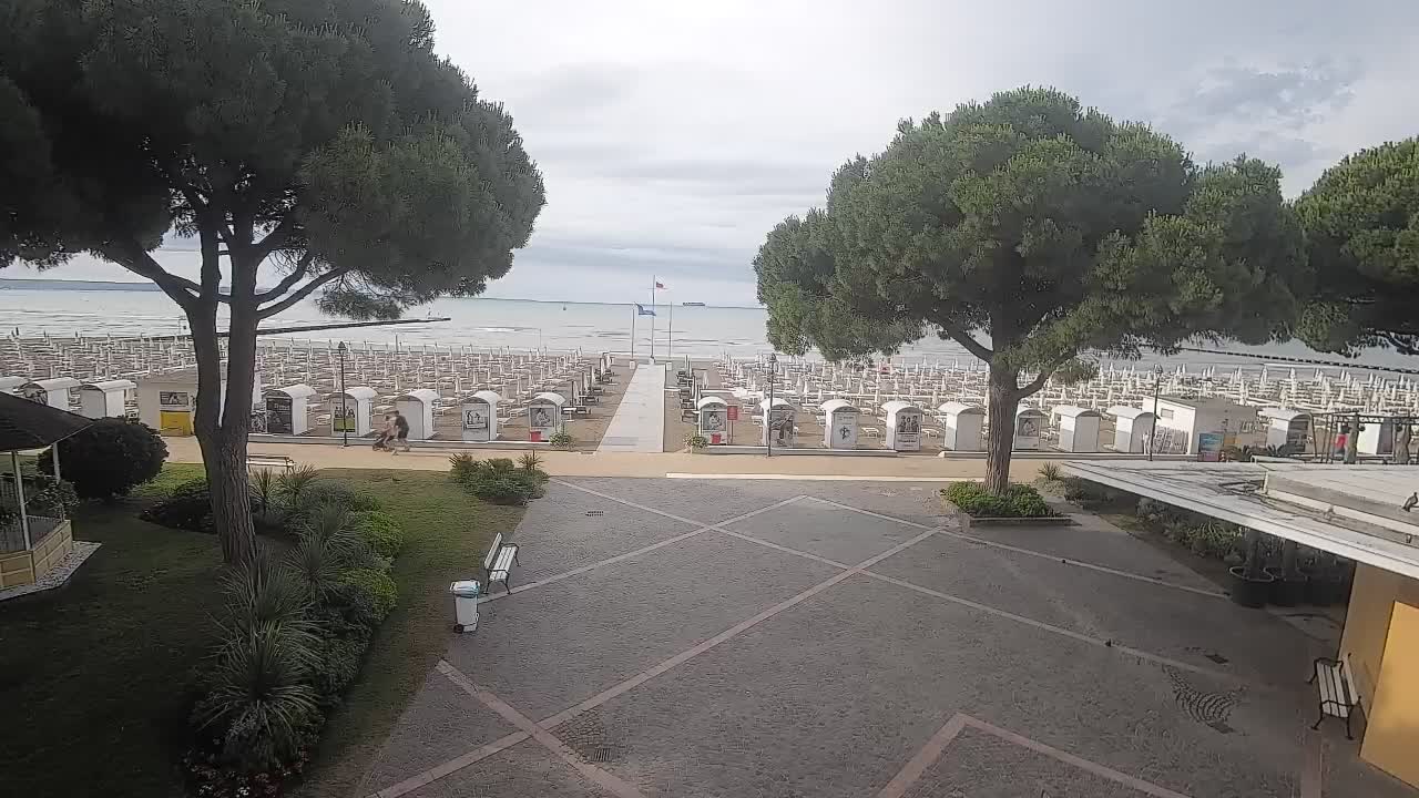 Grado Strand Eingang | Live-Ansicht der Küste