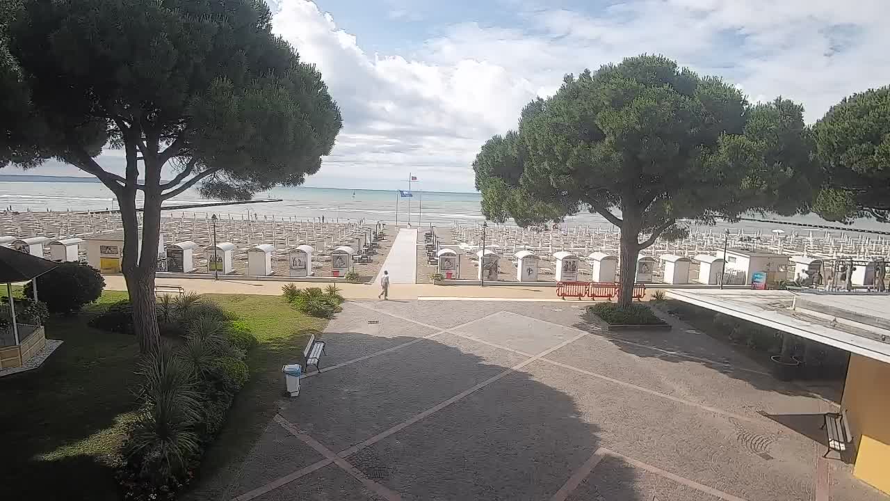 Grado Strand Eingang | Live-Ansicht der Küste