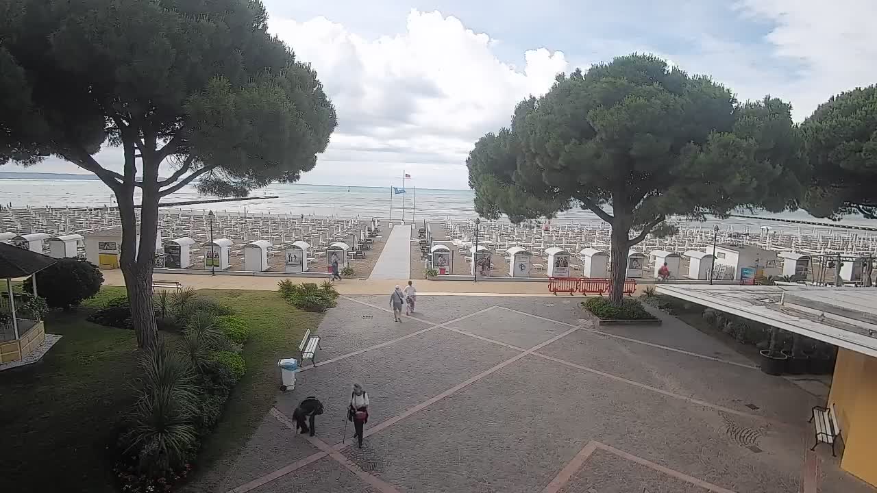 Entrée Plage Grado | Vue en Direct sur le Littoral