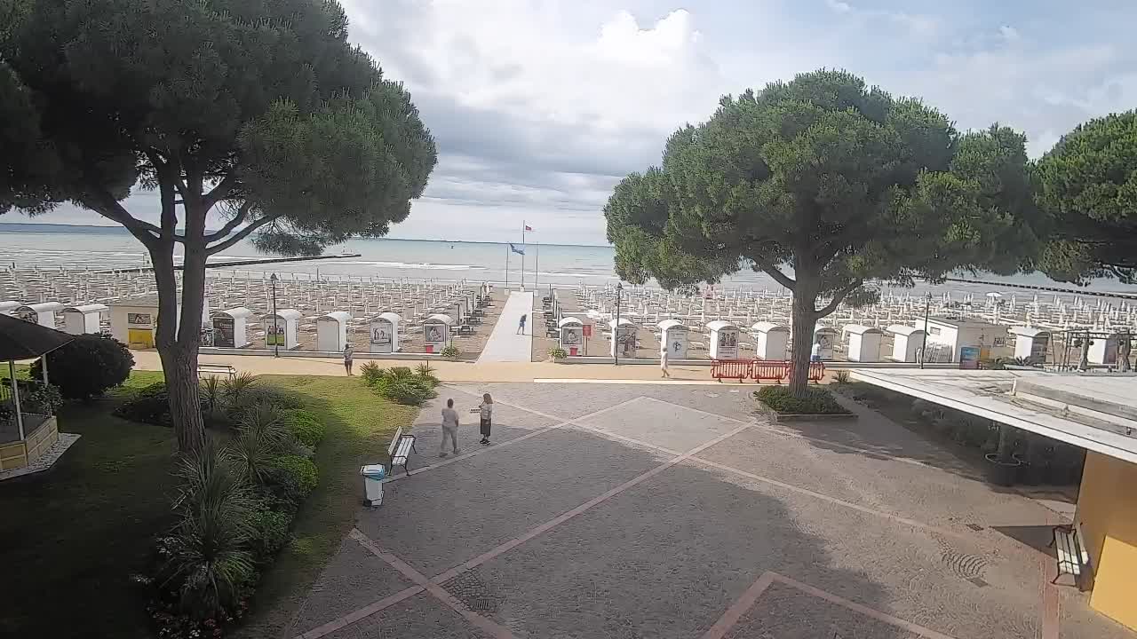 Grado Strand Eingang | Live-Ansicht der Küste