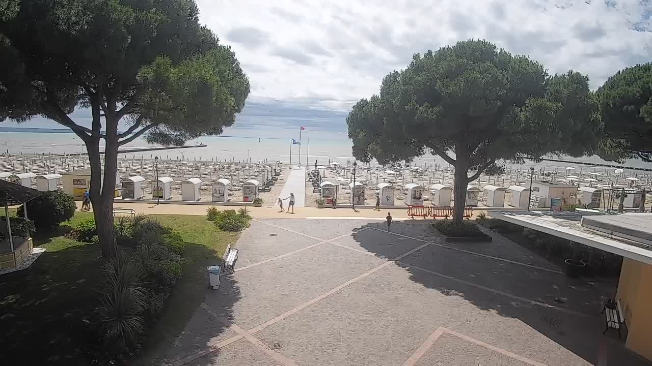 Entrée Plage Grado | Vue en Direct sur le Littoral
