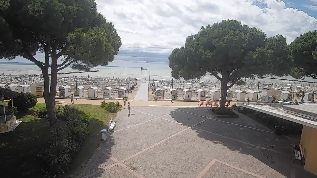 Entrée Plage Grado | Vue en Direct sur le Littoral