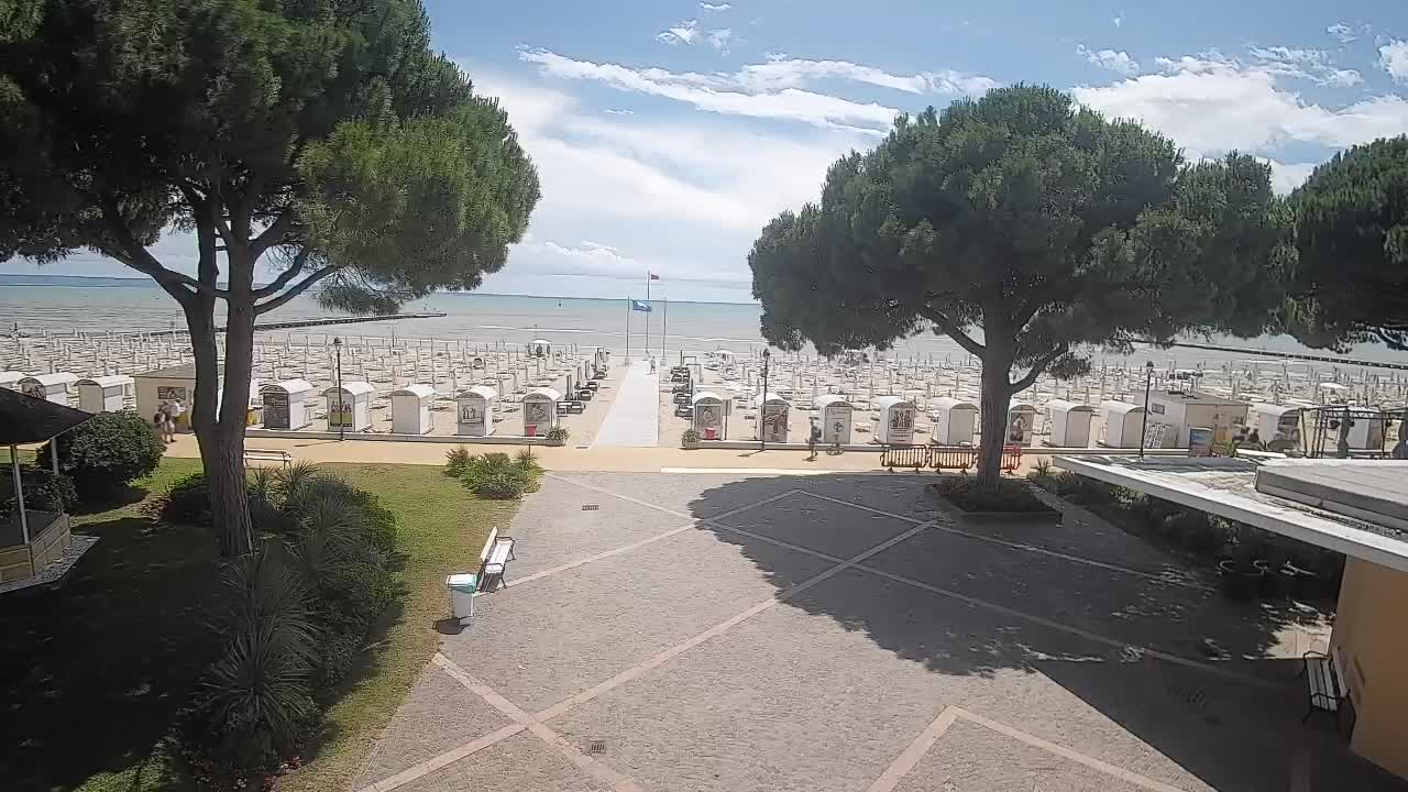Grado Strand Eingang | Live-Ansicht der Küste