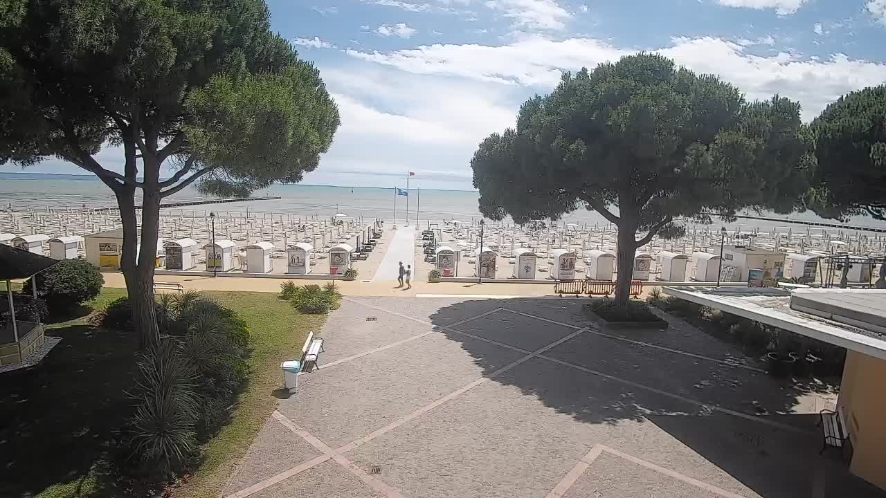 Entrée Plage Grado | Vue en Direct sur le Littoral