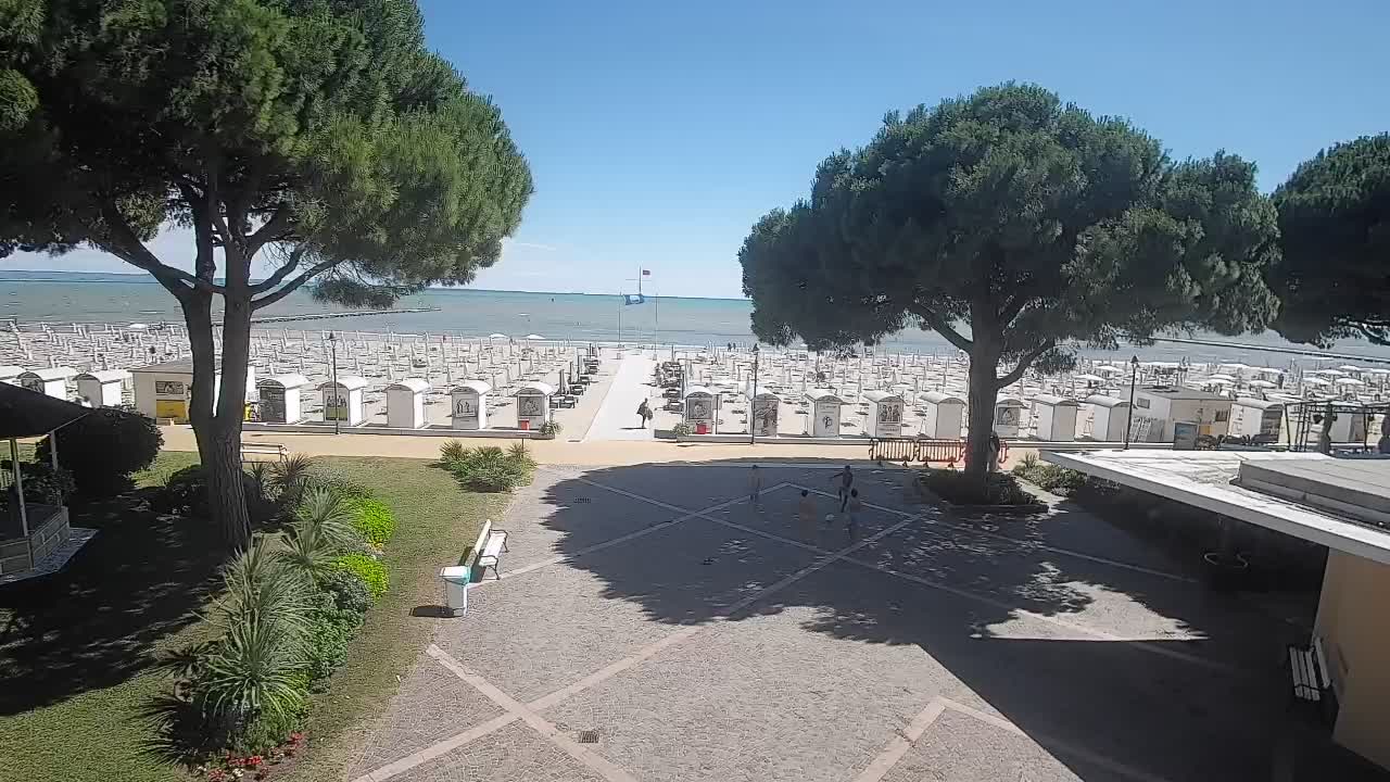 Entrée Plage Grado | Vue en Direct sur le Littoral
