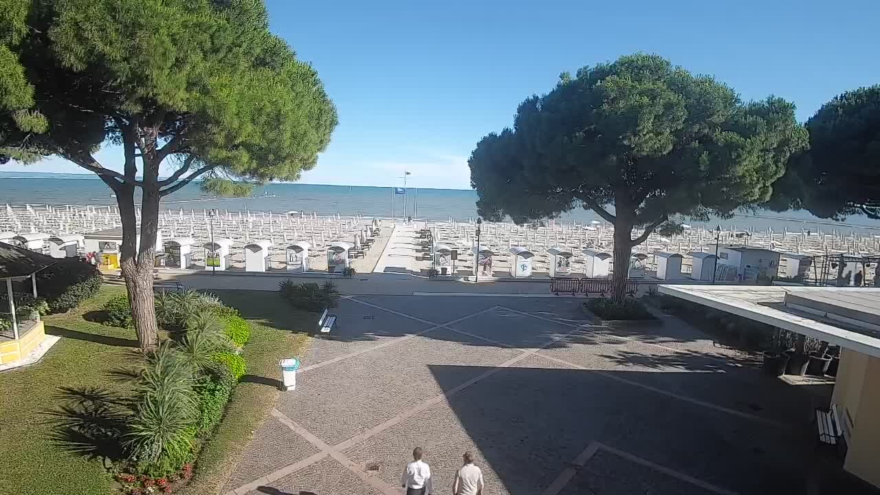 Grado Strand Eingang | Live-Ansicht der Küste