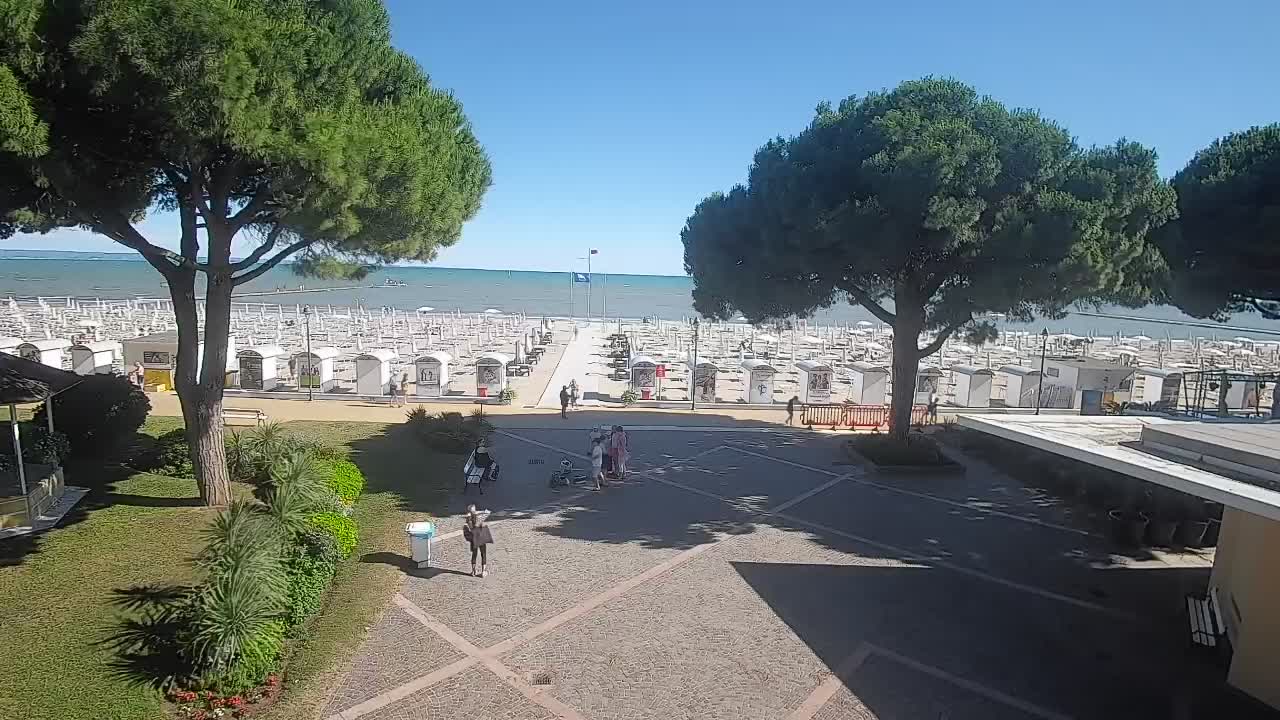 Grado Strand Eingang | Live-Ansicht der Küste
