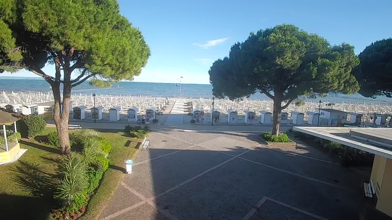 Entrée Plage Grado | Vue en Direct sur le Littoral