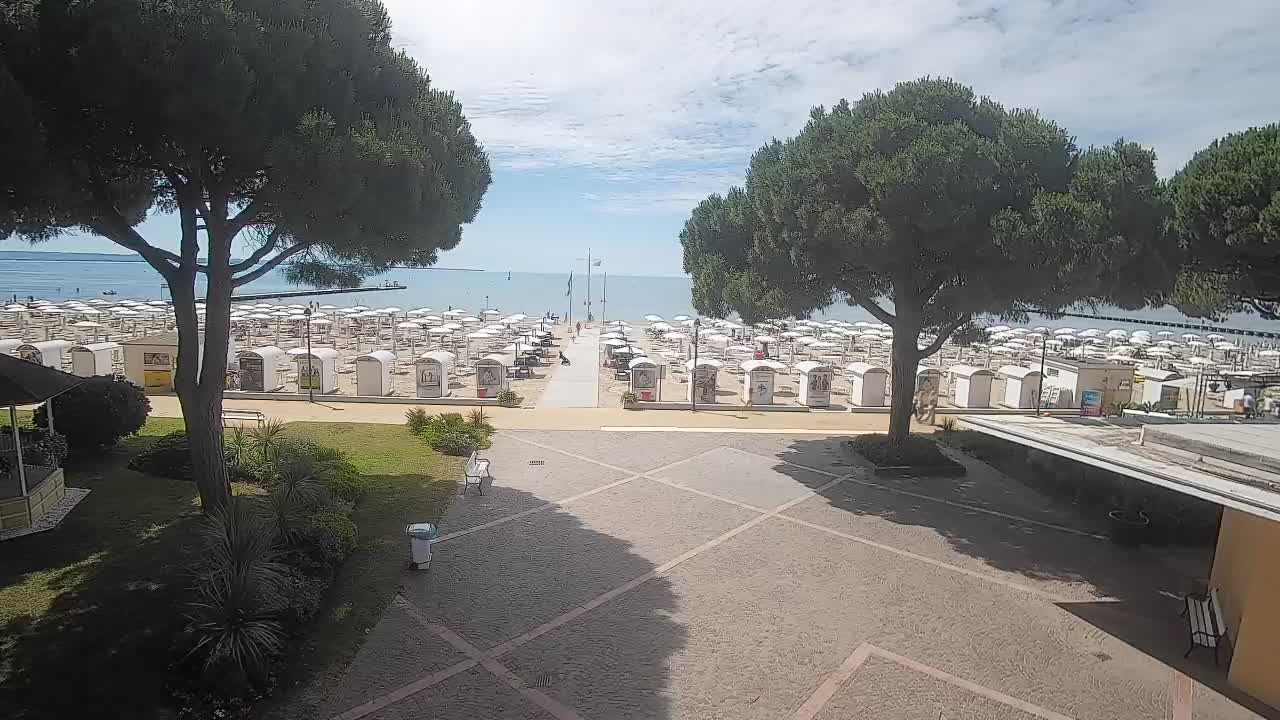 Spletna kamera Gradež (Grado) – Vhod na plažo