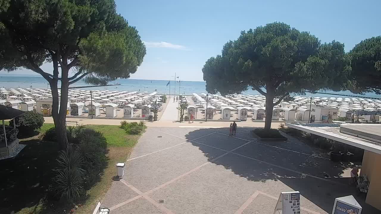 Spletna kamera Gradež (Grado) – Vhod na plažo