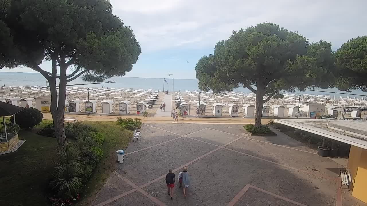 Webcam de Grado – Entrada de la playa (Lido di Grado)