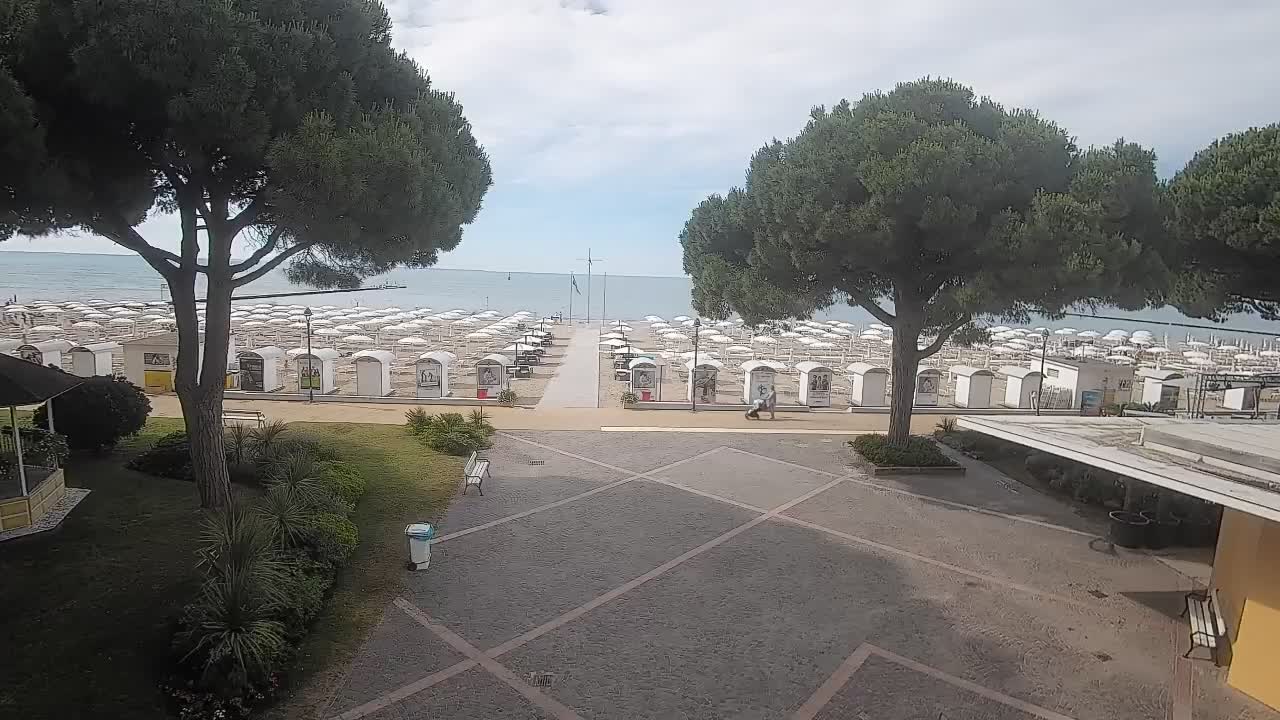 Webcam de Grado – Entrada de la playa (Lido di Grado)