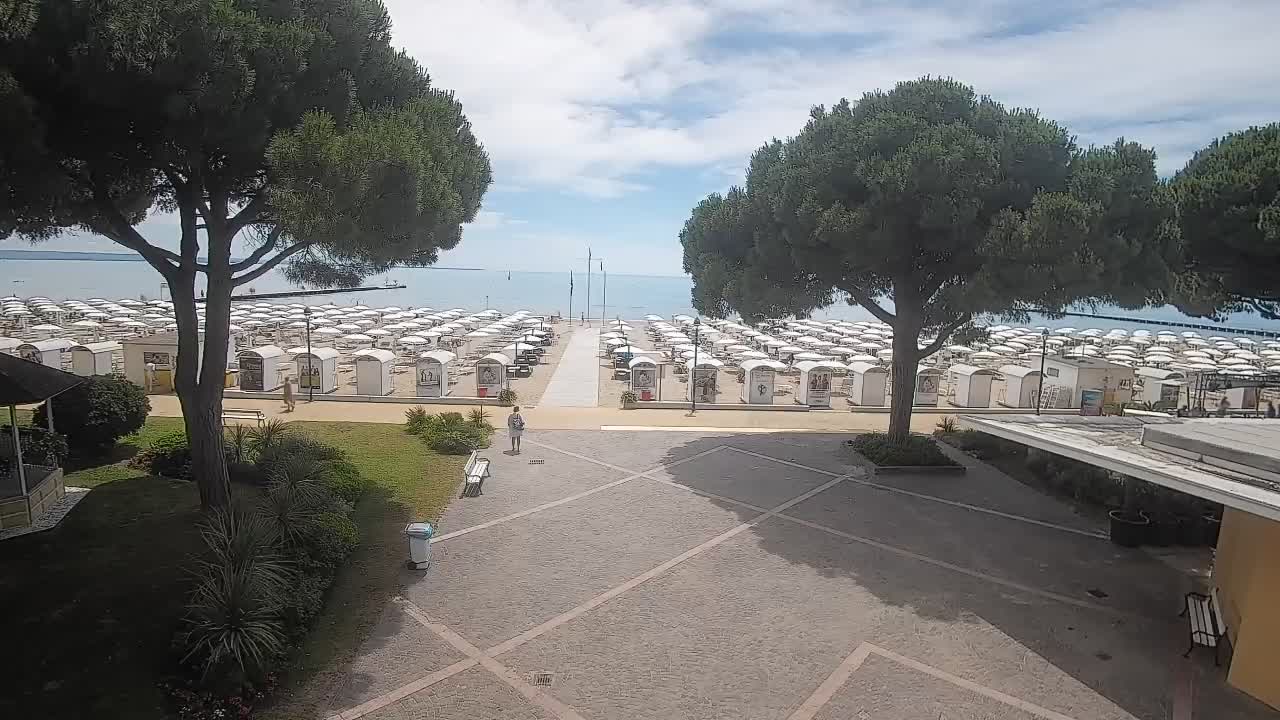 Spletna kamera Gradež (Grado) – Vhod na plažo