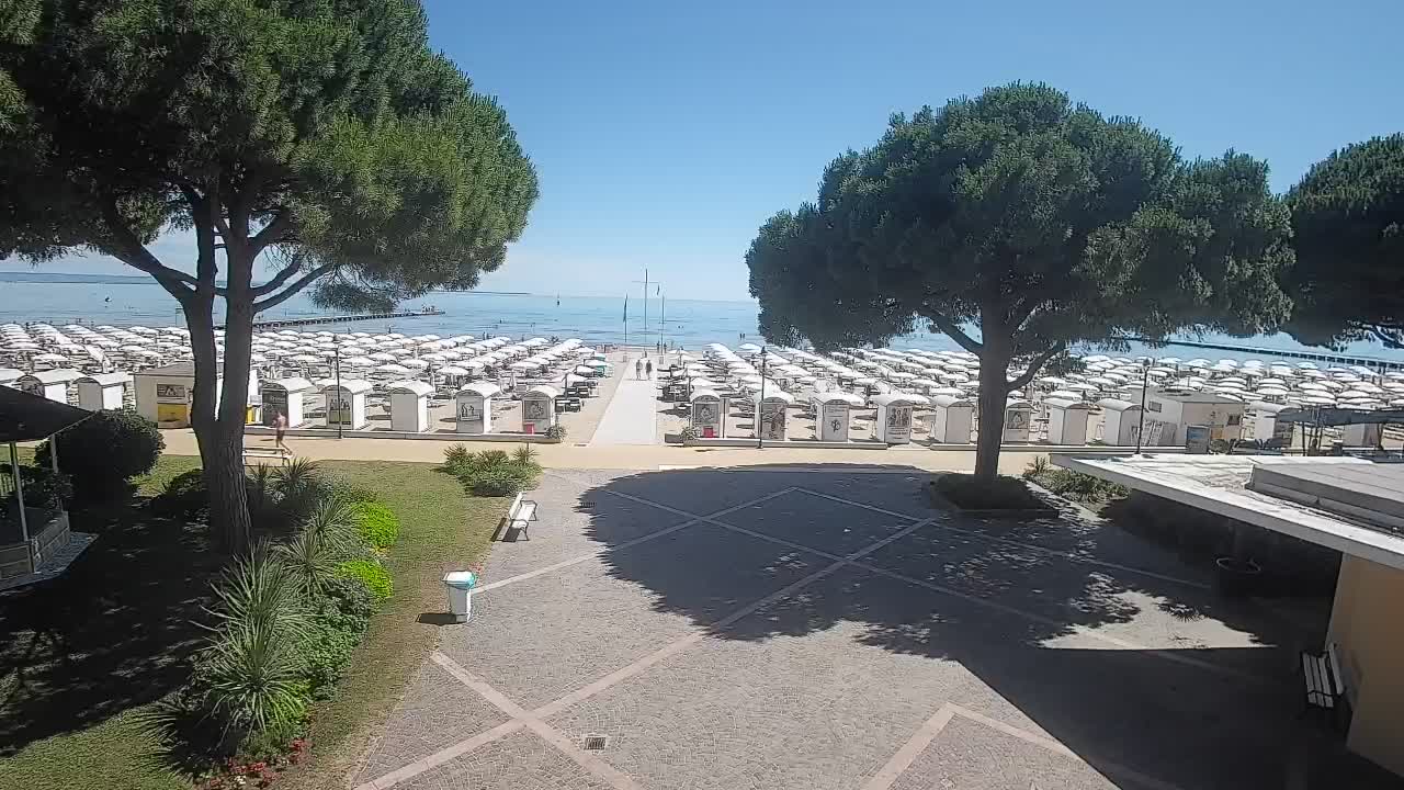 Spletna kamera Gradež (Grado) – Vhod na plažo