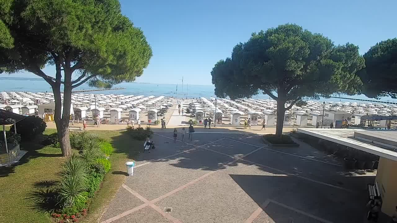 Webcam de Grado – Entrada de la playa (Lido di Grado)